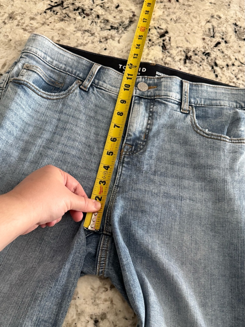 Torrid Bombshell High Rise Flare Jean 14S Short 13674254 - Picture 10 of 16